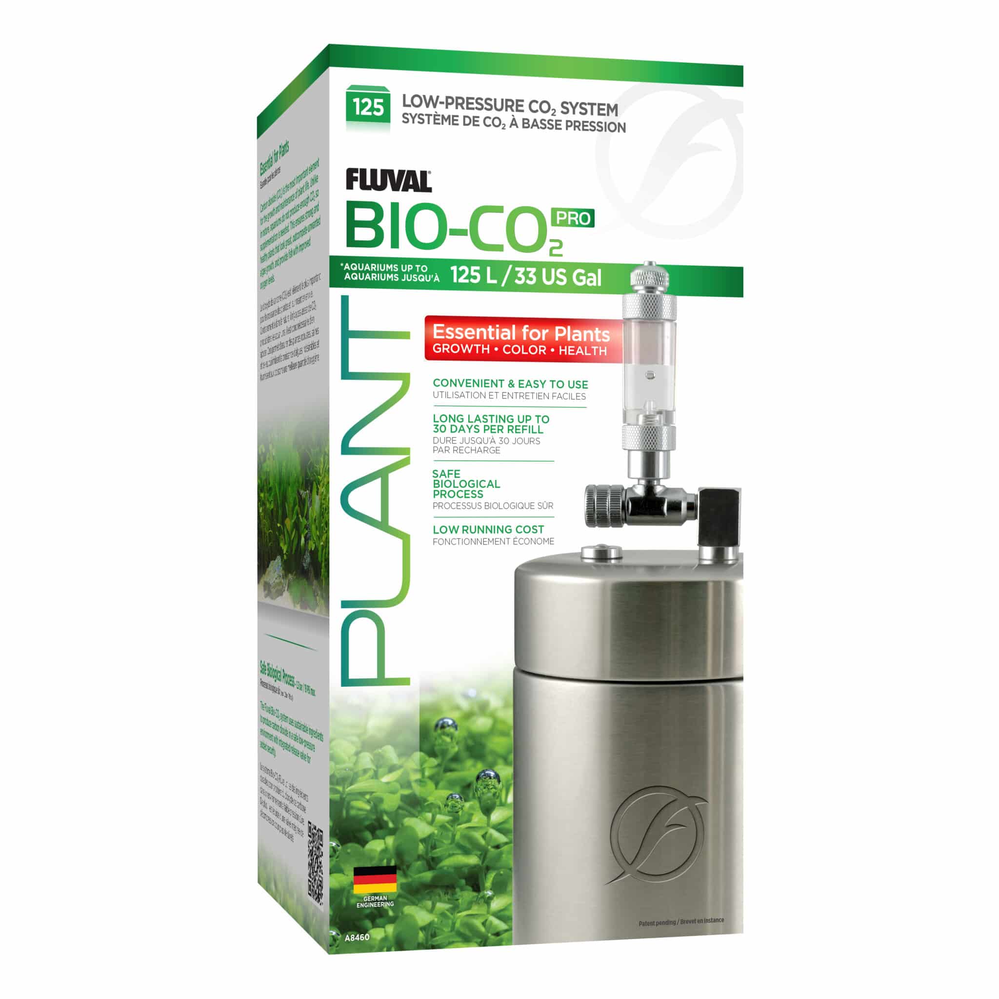 Fluval Bio-CO2 Pro Low-Pressure System, up to 33 US Gal / 125 L - A8460